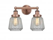  616-2W-AC-G142 - Chatham - 2 Light - 16 inch - Antique Copper - Bath Vanity Light