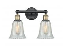  616-2W-BAB-G2811 - Hanover - 2 Light - 15 inch - Black Antique Brass - Bath Vanity Light