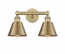  616-2W-BB-M8-BB - Smithfield - 2 Light - 16 inch - Brushed Brass - Bath Vanity Light