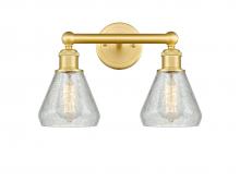  616-2W-SG-G275 - Conesus - 2 Light - 15 inch - Satin Gold - Bath Vanity Light