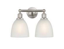  616-2W-SN-G381 - Castile - 2 Light - 15 inch - Brushed Satin Nickel - Bath Vanity Light