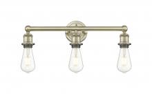  616-3W-AB - Edison - 3 Light - 20 inch - Antique Brass - Bath Vanity Light