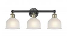  616-3W-BAB-G411 - Dayton - 3 Light - 24 inch - Black Antique Brass - Bath Vanity Light