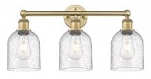  616-3W-BB-G558-6SDY - Bella - 3 Light - 24 inch - Brushed Brass - Bath Vanity Light