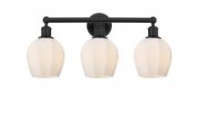  616-3W-BK-G461-6 - Norfolk - 3 Light - 24 inch - Matte Black - Bath Vanity Light