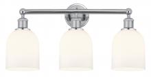  616-3W-PC-G558-6GWH - Bella - 3 Light - 24 inch - Polished Chrome - Bath Vanity Light