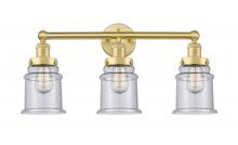  616-3W-SG-G184 - Canton - 3 Light - 24 inch - Satin Gold - Bath Vanity Light