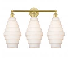  616-3W-SG-G671-8 - Cascade - 3 Light - 26 inch - Satin Gold - Bath Vanity Light