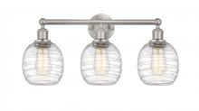  616-3W-SN-G1013 - Belfast - 3 Light - 24 inch - Brushed Satin Nickel - Bath Vanity Light