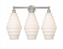  616-3W-SN-G671-8 - Cascade - 3 Light - 26 inch - Satin Nickel - Bath Vanity Light