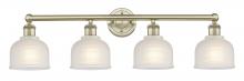  616-4W-AB-G411 - Dayton - 4 Light - 33 inch - Antique Brass - Bath Vanity Light