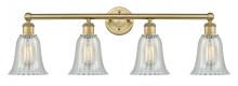  616-4W-BB-G2811 - Hanover - 4 Light - 33 inch - Brushed Brass - Bath Vanity Light