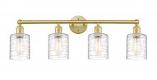  616-4W-SG-G1113 - Cobbleskill - 4 Light - 32 inch - Satin Gold - Bath Vanity Light