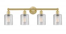  616-4W-SG-G112 - Cobbleskill - 4 Light - 32 inch - Satin Gold - Bath Vanity Light