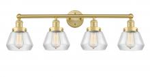  616-4W-SG-G172 - Fulton - 4 Light - 34 inch - Satin Gold - Bath Vanity Light