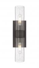  617-2W-OB-G617-8SDY - Boreas - 2 Light - 18 inch - Oil Rubbed Bronze - Bath Vanity Light