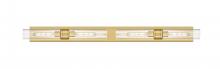  617L-4W-BB-G617-11CL - Boreas - 4 Light - 51 inch - Brushed Brass - Bath Vanity Light