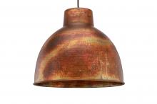  650-1P-BC-16 - Charita - 1 Light - 16 inch - Burnt Copper - Cord hung - Pendant