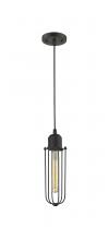  900-1P-OB-CE225-OB - Muselet - 1 Light - 5 inch - Oil Rubbed Bronze - Cord hung - Mini Pendant