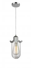  900-1P-PC-CE231-PC-CL - Centri - 1 Light - 5 inch - Polished Chrome - Cord hung - Mini Pendant