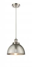  916-1P-SN-MFD-10-SN - Derby - 1 Light - 10 inch - Brushed Satin Nickel - Cord hung - Mini Pendant