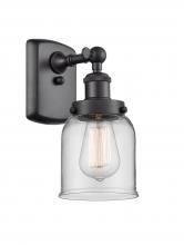  916-1W-BK-G52 - Bell - 1 Light - 5 inch - Matte Black - Sconce