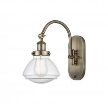  918-1W-AB-G324 - Olean - 1 Light - 7 inch - Antique Brass - Sconce