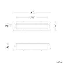  WS-1520-27-BN - Swale Bath Vanity Light