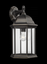  8438701-71 - Sevier traditional 1-light outdoor exterior large downlight outdoor wall lantern sconce in antique b