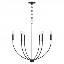  452161MB - 6-Light Chandelier in Matte Black