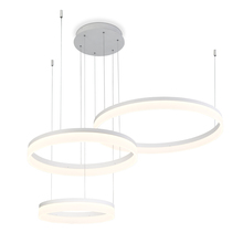  31779-012 - Minuta, 3tier LED Chandelr, Wht