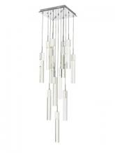  HF1905-13-GL-CH-C - The Original Glacier Avenue Collection Chrome 13 Light Pendant Fixture with Clear Crystal