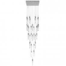  HF1903-41-AP-CH-C - The Original Aspen Collection Chrome 41 Light Pendant Fixture with Clear Crystal