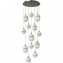  HF2913-AB - Sedona 13 Lights Multi Port Alabaster Pendant