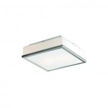  505001BN - Single Lamp Flush Mount with Metal Trim