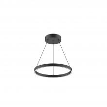  PD87718-BK - Cerchio 18-in Black LED Pendant