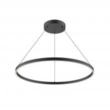  PD87736-BK - Cerchio 36-in Black LED Pendant