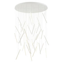  MP14850-WH - Chute 50-in White LED Multi Pendant