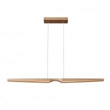  LP21647-BW-UNV - Dakota 42-in Beech Wood LED Linear Pendant