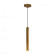  PD90414-VB - Mason 14-in Vintage Brass LED Pendant