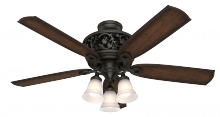 Hunter 59546 - Hunter 54 inch Promenade ENERGY STAR® Brittany Bronze Ceiling Fan with LED Lt Kit