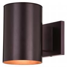  T0655 - Chiasso 1 Light 7.25-in.H Outdoor Wall Light Deep Bronze