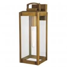  T0707 - Kinzie 6-in. Outdoor Wall Light Vintage Brass