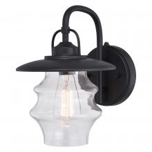  T0549 - Glenn 8.75 in. W Outdoor Wall Light Textured Black