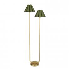  14-1066NB-GRN - Regina Andrew Polly Floor Lamp (Natural Brass wi