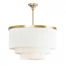  16-1257IV - Regina Andrew Cabaret Fringe Chandelier (Ivory)