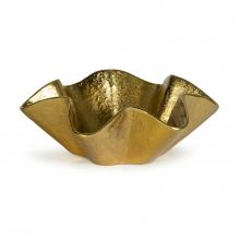  20-1642BRS - Regina Andrew Pedicoat Metal Bowl Large (Brass)