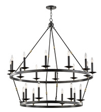  3247-AOB - 20 LIGHT CHANDELIER