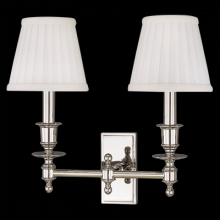  6802-PB - 2 LIGHT WALL SCONCE