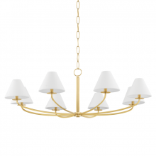  BKO902-AGB - 8 LIGHT CHANDELIER